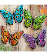 Metal Butterfly Wall Decor - 9.6&quot; Outdoor Fence Wall Art Decor, Hanging ... - €18,47 EUR