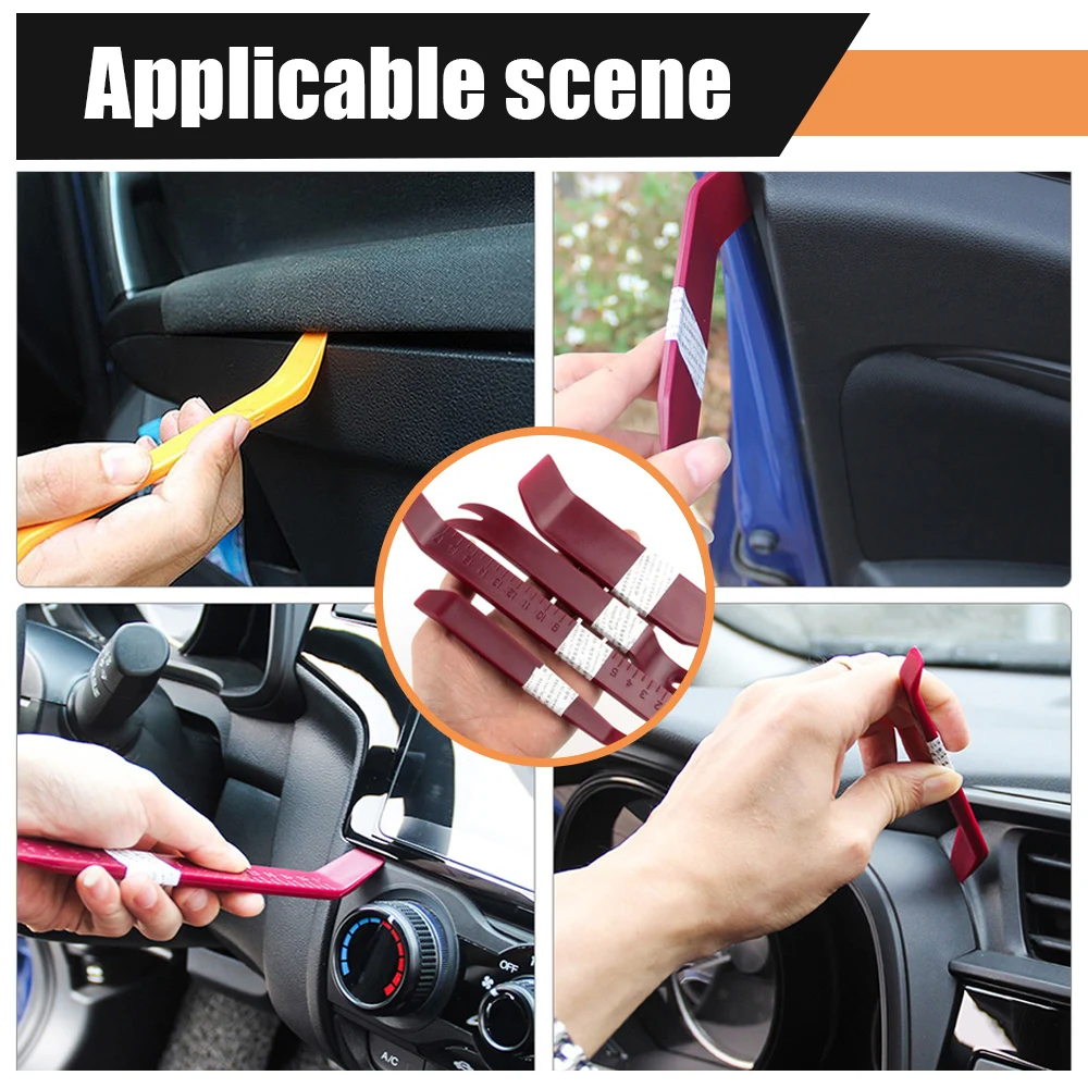 Sporting Auto Door Clip Panel Trim Removal Tool Kits Navigation DisAembly Blades - £23.62 GBP