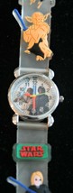 NOS child&#39;s Star Wars quartz wristwatch with frosted 3-D strap up to 7&quot; ... - £11.68 GBP