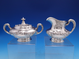 Buttercup by Gorham Sterling Silver Sugar and Creamer Set 2pc 16.7ozt TW (#7958) - £564.52 GBP