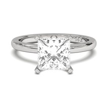 1.00CT Princess Cut Solitaires G-H Color with SI Clarity Natural Diamond Ring. - £4,128.70 GBP