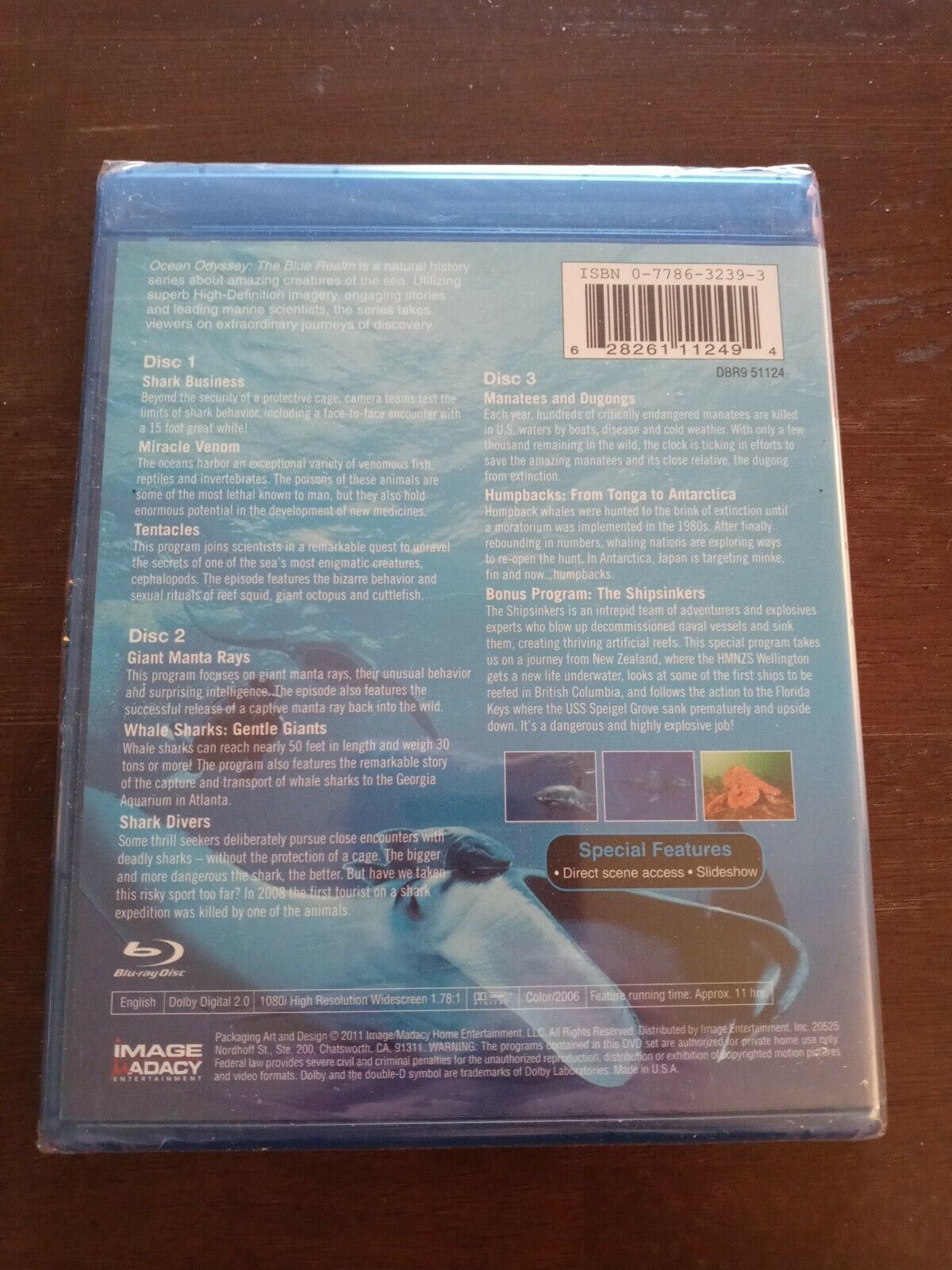 Ocean Odyssey: The Blue Realm (Blu-ray Disc, 2011, 3-Disc Set) NEW SEALED Item image 2