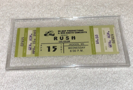 Rush 1981 Unused Rock Concert Ticket Geddy Lee Ms Coliseum Neil Peart Usa - £23.61 GBP