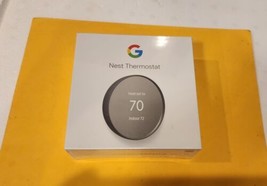 Google Nest Wifi Smart Thermostat in Charcoal BRAND NEW IN BOX Google Home - £49.94 GBP