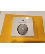 Google Nest Wifi Smart Thermostat in Charcoal BRAND NEW IN BOX Google Home - $63.02