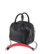 New Christian Louboutin Mary Jane Nano Top Handle Black Leather Messenge... - $1,272.04