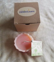 Vermont Honeylights Sweetheart Beeswax Candle 2&quot; x 3 1/4&quot; Pink - $26.73