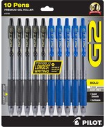 Pilot G2 Bold Pens, Premium Gel Pens, Bulk Pack Of 10 Pilot G2 Pens, 5, ... - $626.35 MXN