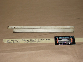 72 Cadillac Deville RIGHT PASS SIDE FRONT FENDER FILLER PANEL UNDER CORN... - $98.99