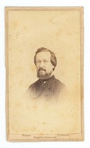 Antique CDV Circa 1860s Greene Older Man With Trimmed Beard Cleveland, OH - £9.73 GBP