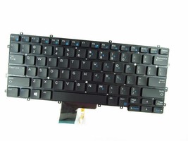 US English Black Backlit Keyboard (without frame) For Dell Latitude 7370... - £35.38 GBP