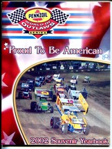 World Of Outlaws Yearbook 2002-Kinser-Hillenburg-Schatz-info-stats-VF - £55.32 GBP