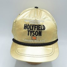 Cancelado Holyfield Tyson Caesars Palace Oro Satén Sombrero Noviembre 8th 1991 - £248.47 GBP