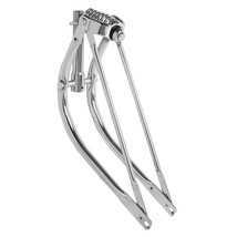20&quot; CHROME PLATTED VINTAGE LOWRIDER CLASSIC BENT SPRING FORK 1&quot; THREADED - £58.39 GBP