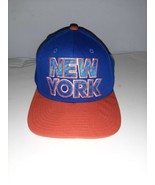 NBA New York Knicks Adidas Snapback Hat Cap Blue Orange - £14.17 GBP