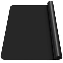 Large Silicone Mat For Crafts, Black Silicone Sheet For Resin Molds, Cla... - £14.11 GBP