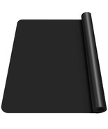 Large Silicone Mat For Crafts, Black Silicone Sheet For Resin Molds, Cla... - £13.50 GBP