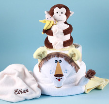 Lion King Personalized Diaper Cake Baby Gift - £132.74 GBP