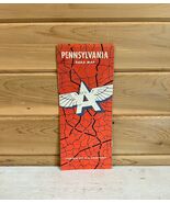 Vintage Flying A Road Map 1956 Pennsylvania Tidewater Oil - $712.56 MXN