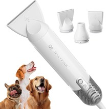 Lightweight Portable Pet Grooming Hair Dryer With 4 Temperatures, 3 Nozzles, And - $99.99