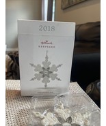 Hallmark: 2018 Snowflake - Annual - Keepsake Ornament 2018 - $27.12