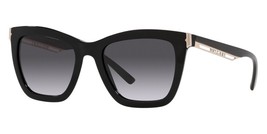 BVLGARI Sunglasses BV8233F 501/8G Black Frame W/ Grey Gradient Lens - $138.59