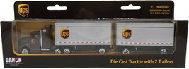 UPS Tractor with 2 Trailers - £20.52 GBP