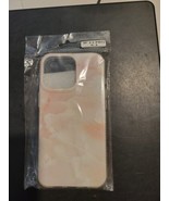 iPhone 13 Pro Case - Stylish Pink Polished Marble Phone Cover - €11,11 EUR