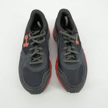 Under Armour Girls Gray Orange Running Shoe Sneaker Size 5.5 - $19.00