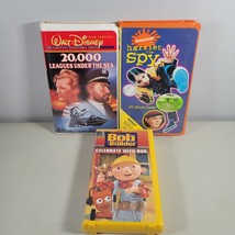 Kids VHS Lot of 3 Harriet the Spy, Bob the Builder, 20,000 Leagues Under the Sea - £11.98 GBP