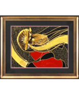 Martiros Manoukian-Golden Grace-Framed LE Mix-Media Silkscreen/Paper/Sig... - £821.84 GBP