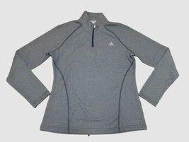 Adidas Golf Women’s 1/4 Zip Medium Pullover Gray EXCELLENT CONDITION  - $17.33