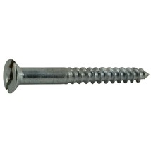 #8 x 1-1/2&quot; Zinc Plated Steel Slotted Flat Tapped Head Wood Screws (20 pcs.) - £28.78 GBP