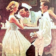 Norman Rockwell 1979 Print From Memory Album Vintage Reproduction DWKK15 - £15.97 GBP