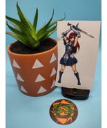 (4.5 Inches) Fairy Tail - Erza Scarlet #11 - Water-Resistant Sticker - $112.04 MXN
