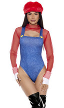 Sexy Forplay It&#39;s A Me Video Game Character Mario 4pc Costume 553172 - $74.99