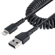 StarTech.com 50cm (20in) USB to Lightning Cable, MFi Certified, Coiled i... - $25.35