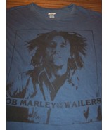 VINTAGE STYLE BOB MARLEY AND THE WAILERS  T-Shirt MENS SMALL Blue - $19.80