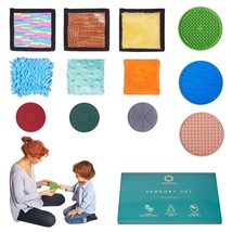 Sensory Mats For Autistic Children | Sensory Tiles For Kids | Discs &amp; Be... - £23.58 GBP