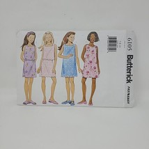 Butterick 6105 Top Skirt Dress Girls Sewing Pattern Uncut Size 7 8 10 - $9.89