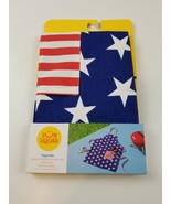 American Flag Grilling Apron Fourth 4th of July Father&#39;s Gift Kitchen - £10.43 GBP