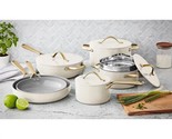 Member&#39;s Mark MEMBER&#39;S 11-Piece Modern Ceramic Cookware Set In Cream 2x3x6 - £228.74 GBP