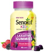 Senokot Kids Mixed Berry Laxative Gummies for Age 2+, Senna Extract for ... - $11.87