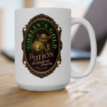 Goblin's Gold Potion Coffee Mug Gift Halloween Funny Magic &amp; Wizard Coff... - $12.99+