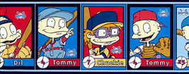 Nickelodeon Rugrats Baseball Wallpaper Border Sports Kids Bedroom Tommy ... - $12.59