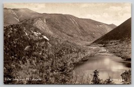 RPPC Echo Lake and Mt Lafayette Franconia Notch NH 1940 Postcard H25 - £7.03 GBP