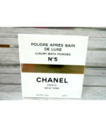 CHANEL No 5 No5 Luxury Bath Powder Body Powder Soft Talc RARE 5oz 150g S... - £292.16 GBP