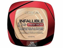 Loreal Infallible Foundation Powder 125 Ivory Buff 24 Hour Fresh Wear Full Matte - $18.60