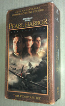 Pearl Harbor VHS, 2001, 2-Tape Set, 60th Anniversary Commemorative Edition - £3.10 GBP