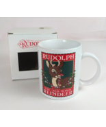 Vintage 1993 Applause Rudolph The Red=Nosed Reindeer Coffee Cup With Box - €13,29 EUR